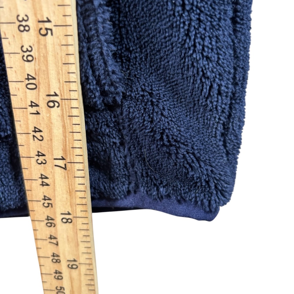 VTG LL Bean Kids Blue High-Pile Fleece Full Zip Hooded Jacket Size M 5/6 Hiking - Picture 6 of 8